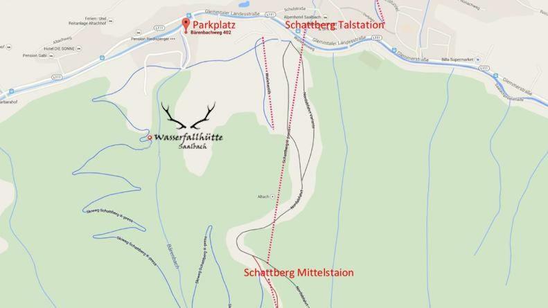 Wasserfallhuette Saalbach Екстер'єр фото